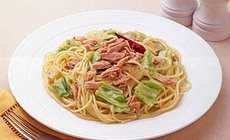 キャベツとツナのシンプルパスタ