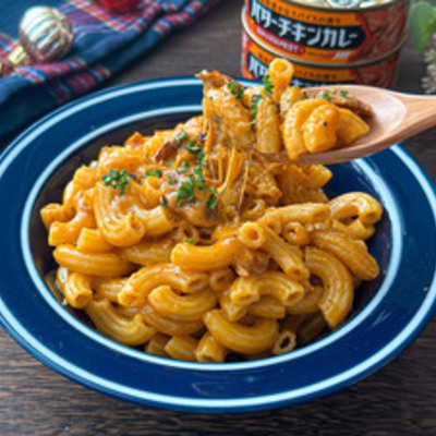 いなばのバターチキンカレーで作る【濃厚マッケンチーズ】