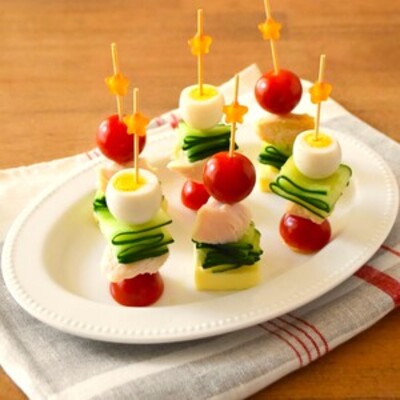 お弁当やおつまみにも♪ささみのカラフルピンチョス