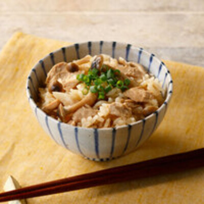 ツナとしめじの炊き込みご飯