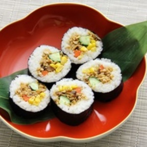 大豆そぼろの恵方巻き