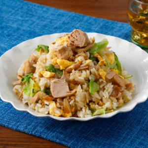 ライトツナレタス炒飯