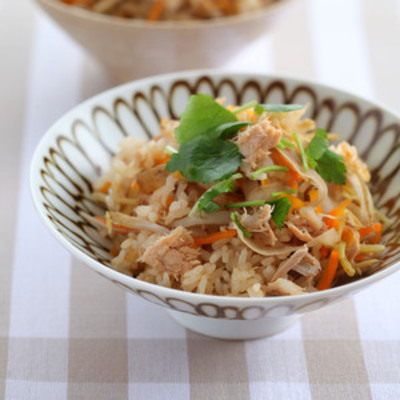 ツナの和風炊き込みご飯