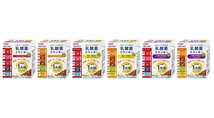猫ちゃんの健康維持に配慮！「CIAO 乳酸菌クランキー BOX」が新登場