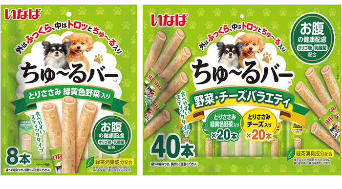 わんちゃんのお腹と関節をケアする 「ちゅ～るバー」新発売！