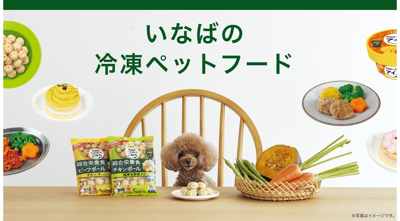 愛犬のごはん選びをもっと楽しく、快適に。いなば冷凍ペットフードのブランドサイトが新しくなりました！