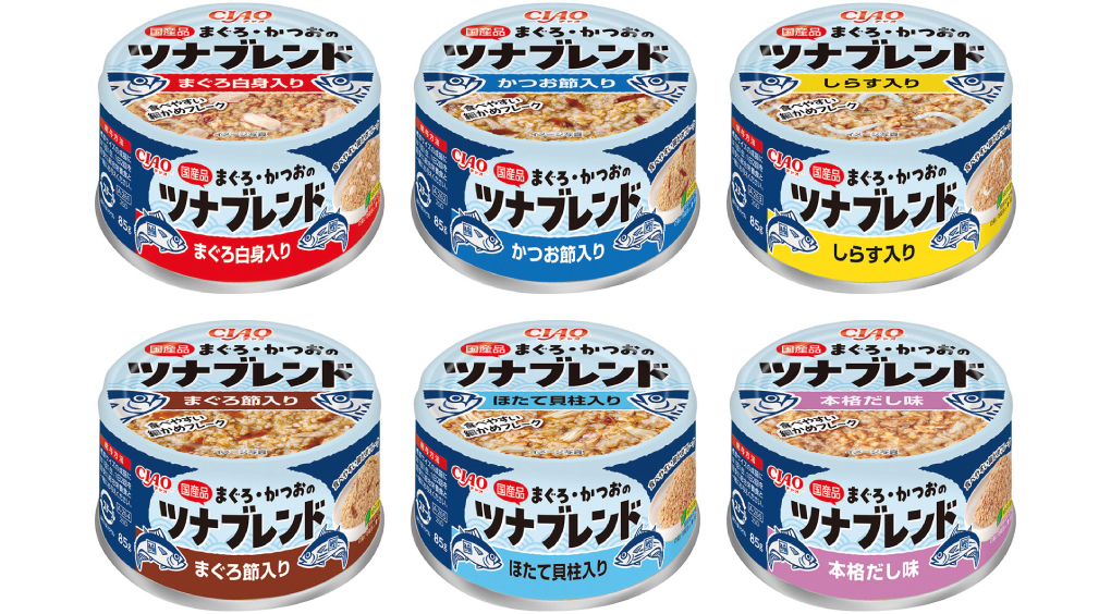 猫ちゃん用缶詰「CIAO まぐろ・かつおのツナブレンド」を新発売