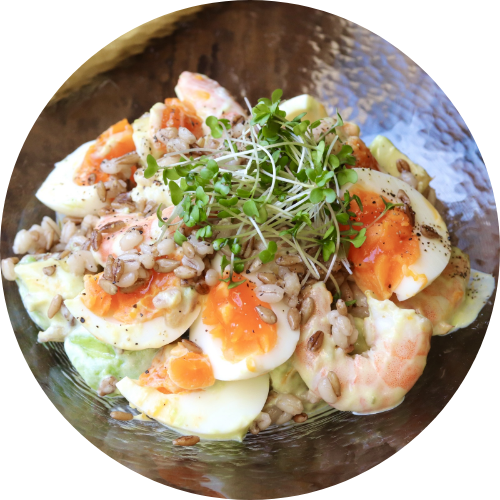 そのまま入れて雑穀ヘルシーサラダに！